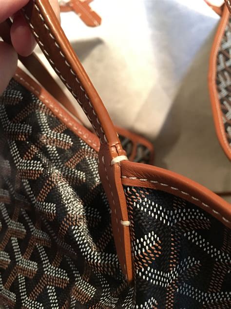 goyard poor quality|goyard st louis handles cracking.